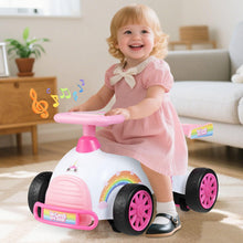 Load image into Gallery viewer, Kids Ride On Car Sliding Toy with Music and Cool Rear Wings
