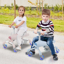 Load image into Gallery viewer, 2 in 1 Kids Ride on Push Car, Push Along Car with Adjustable Handle, LED Lighted Wheels
