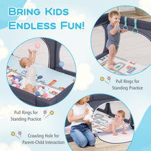 Load image into Gallery viewer, Baby Playpen with Mat, 189 x 158cm Toddler Fence Safety Play Yard
