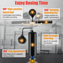 Load image into Gallery viewer, Boxing Speed Trainer Freestanding 360¡ã Spinning Bar
