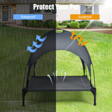 Load image into Gallery viewer, Elevated Dog Bed with Removable Canopy
