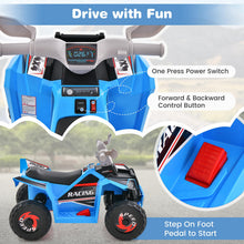 Load image into Gallery viewer, Kids Electric Quad Bike, 6V Children Electric ATV with Forward &amp; Backward
