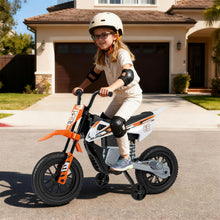 Load image into Gallery viewer, Kids Ride on Motorcycle, 12V Electric Ride On Bike with Training Wheels
