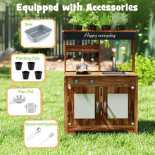 Load image into Gallery viewer, Kids Mud Kitchen, Children Potting Bench Table
