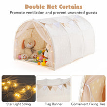 Load image into Gallery viewer, Kids Bed Tent with Glow in the Dark Stars
