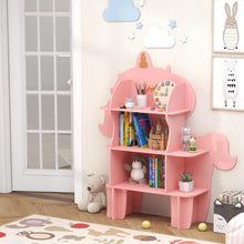 Load image into Gallery viewer, Kids Storage Shelf, Wooden Children Bookshelf with Anti-Tipping Device
