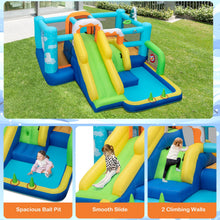 Load image into Gallery viewer, 7 in 1 Kids Bouncy House with Climbing Wall

