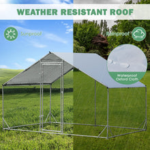 Load image into Gallery viewer, Large Spire Shaped Walk In Chicken Coop with Waterproof and Sun Protection Cover
