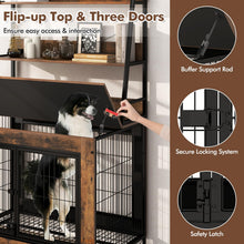 Load image into Gallery viewer, Dog Crate Furniture with Storage Shelves
