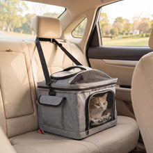 Load image into Gallery viewer, Pet Carrier with Wheels, Foldable Pet Carrier with Telescopic Handle

