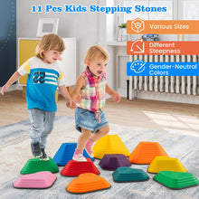 Load image into Gallery viewer, Stepping Stones for Kids, Toddler Balance Stone with Non-Slip Edge( 11 Pcs: 42 x 40 x 20cm )

