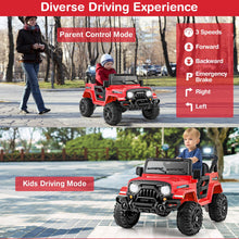 Load image into Gallery viewer, Kids Ride on Car, 12V Battery Powered Toy Car with Remote Control, Lights, Music
