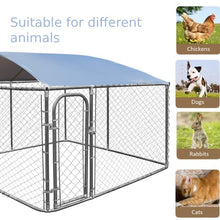 Load image into Gallery viewer, 230 x 233cm Outdoor Pet Playpen with Roof Cover
