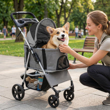 Load image into Gallery viewer, 3-in-1 Pet Stroller, Foldable Dog Pushchair
