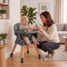 Load image into Gallery viewer, 9 in 1 Convertible High Chairs for Toddlers, Infant Highchairs with Solid Wood Legs
