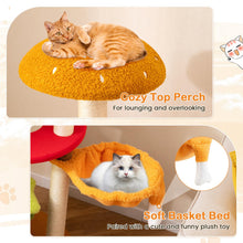 Load image into Gallery viewer, Cat Tree, 117cm Hamburger-Theme Cats Tower, Indoor Multi-Level Kitten Climbing Stand Activity Center
