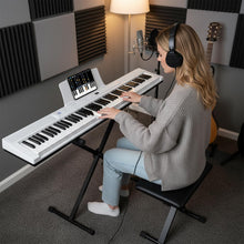 Load image into Gallery viewer, 88 Key Digital Piano Keyboard, Full Size Electric Piano with Adjustable Stand &amp; Stool
