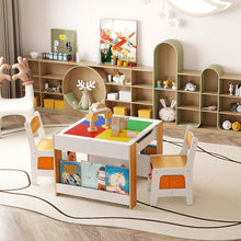 Load image into Gallery viewer, Wooden Toddler Activity Tables with Reversible Tabletop
