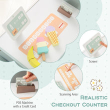 Load image into Gallery viewer, Kids Grocery Store Wooden Pretend Play Shop with Coffee Maker
