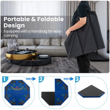Load image into Gallery viewer, 1.2M/48 Inches Foldable Poker Table Top, 8-Player Professional Texas Hold¡¯em Poker Table Mat Layout

