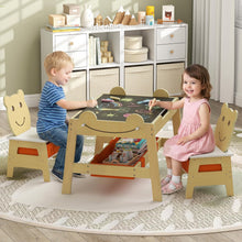 Load image into Gallery viewer, Kids Table and Chairs, Multifunctional Activity Desk (70 x 60.5 x 50 cm)
