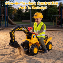 Load image into Gallery viewer, Sit &amp; Scoot Toy Construction Vehicle with Engine Sound
