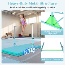 Load image into Gallery viewer, Foldable Gymnastics Bar, 90-150cm Height Adjustable Training Bar
