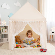 Load image into Gallery viewer, Children's Wooden Frame Playhouse Tent with Mat
