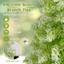 Load image into Gallery viewer, Whimsical Christmas Tree with Branch Tips and Warm White LED Lights
