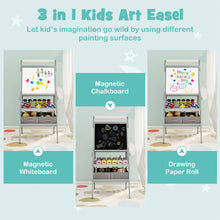 Load image into Gallery viewer, Wooden Kids Easel, Double Sided Painting Easel
