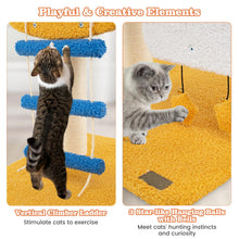 Load image into Gallery viewer, Cat Tree, Small Cat Tower with Sisal Scratching Posts, Helicopter Top Perch
