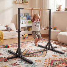 Load image into Gallery viewer, Gymnastics Training Bar, 85-145cm/90-150cm Height Adjustable Horizontal Kip Bars with Non-slip Pads
