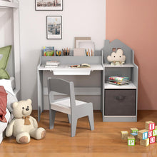 Load image into Gallery viewer, Children Writing Table with Drawer
