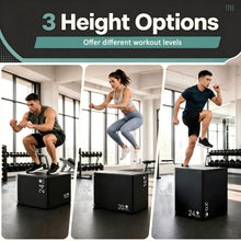 Load image into Gallery viewer, Heavy Duty Foam Jumping Box with 3 Heights and Easy-to-Clean PU Cover
