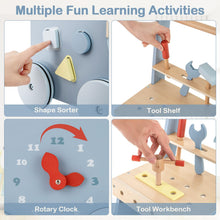 Load image into Gallery viewer, 2-in-1 Toddler First Step Activity Interactive Push Along Toy with Smooth Handle
