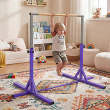 Load image into Gallery viewer, Gymnastics Training Bar, 85-145cm/90-150cm Height Adjustable Horizontal Kip Bars with Non-slip Pads
