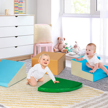 Load image into Gallery viewer, 4 Pieces Climb and Crawl Foam Play Set for Toddlers Preschoolers
