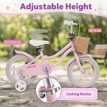 Load image into Gallery viewer, Kids Bike, Children's Training Bicycle | Toddler Bike with Detachable Training Wheels, Basket
