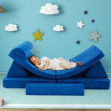 Load image into Gallery viewer, 6 Pieces Modular Convertible Kids Play Couch Sofa
