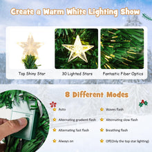 Load image into Gallery viewer, 5 FT/6 FT Fiber Optic Artificial Christmas Tree
