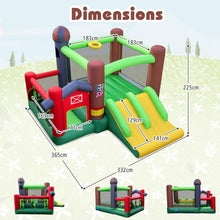 Load image into Gallery viewer, Kids Bounce Castle, Inflatable Trampoline Bouncy House with Dual Slides
