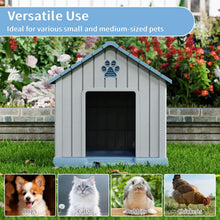 Load image into Gallery viewer, Plastic Dog House with Air Vents and Elevated Floor
