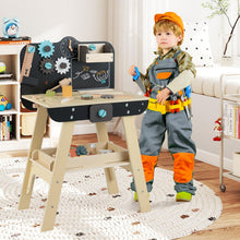 Load image into Gallery viewer, Wooden Construction Tools Workshop with Toy Tools and Accessories
