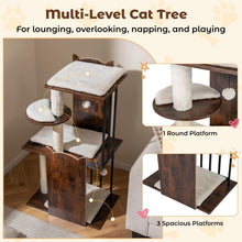 Load image into Gallery viewer, 112 CM Tall Modern Cat Tree for Indoor Cats
