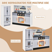 Load image into Gallery viewer, Wooden Kitchen Playset Large Pretend Toy Kitchen for Toddlers
