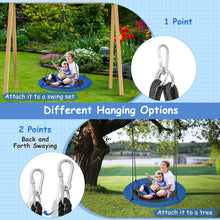 Load image into Gallery viewer, Kids Nest Swing with Height Adjustable Hanging Ropes
