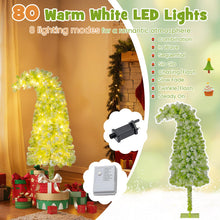 Load image into Gallery viewer, Whimsical Christmas Tree with Branch Tips and Warm White LED Lights
