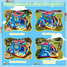 Load image into Gallery viewer, Inflatable Water Park, Kids Bouncy Castle with Splash Pool
