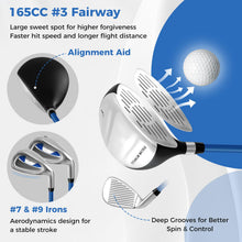Load image into Gallery viewer, Kids Complete Golf Clubs Set for Boys and Girls Aged 11-13 Years
