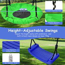 Load image into Gallery viewer, Kids Swing Set Metal Swing A-Frame with 2 Swings
